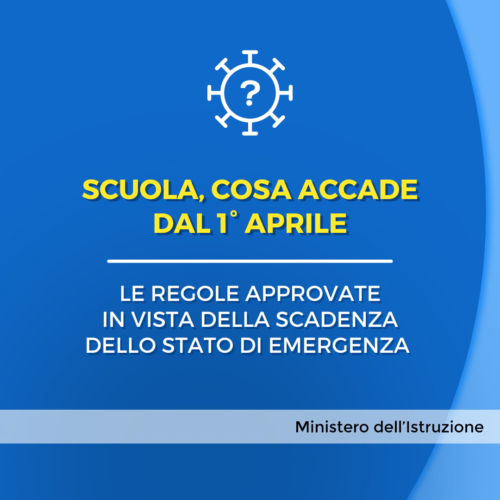 Misure da applicare in ambito scolastico in presenza di casi di positività al Covid-19